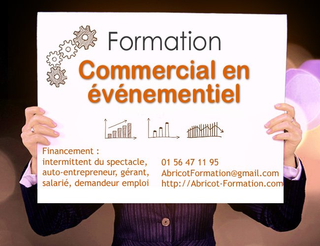 Formation Commercial en événementiel