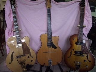 Guitares jazz Pat Metheny, Godin 5eme Avenue et Patenotte
