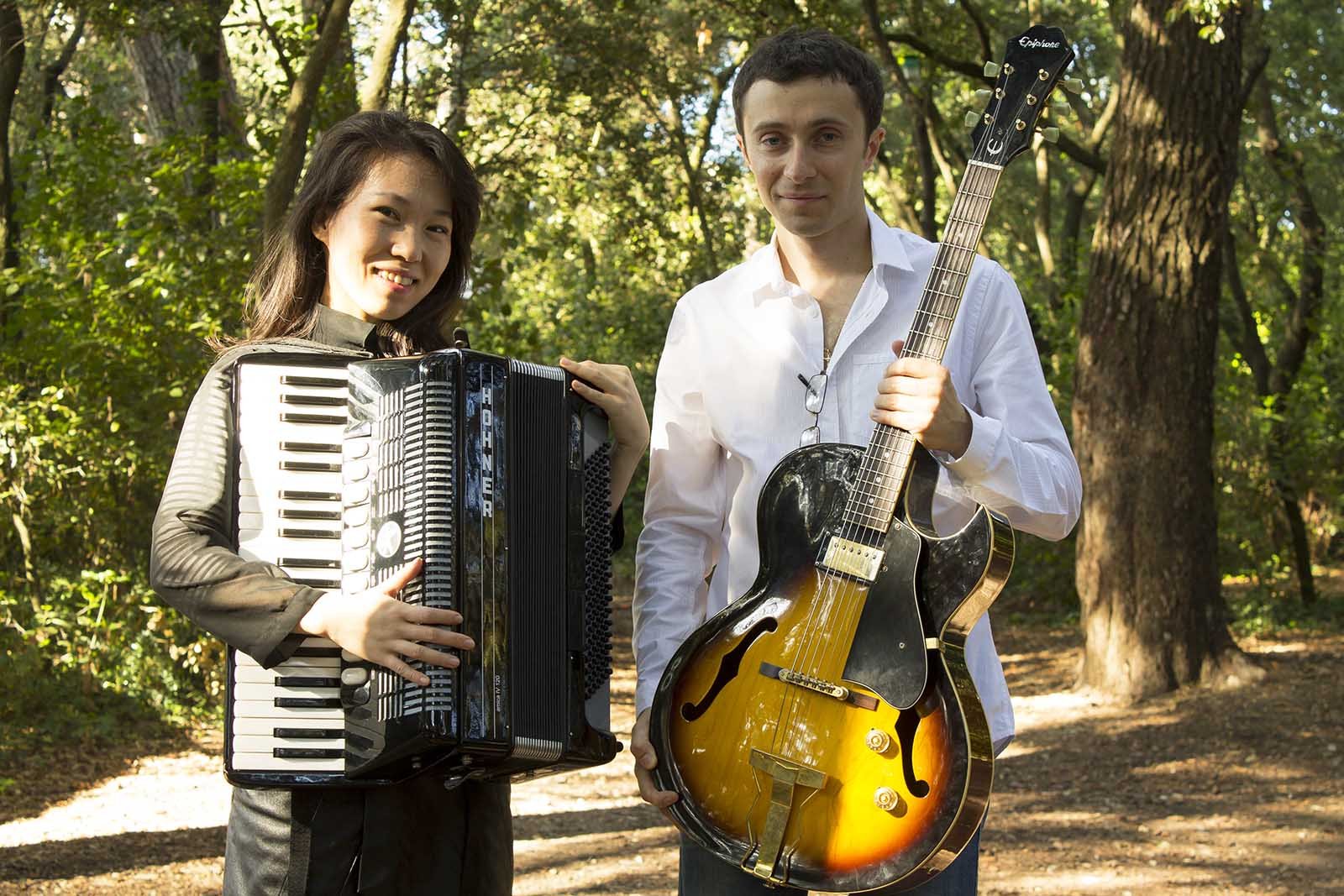 Les Cordes du Vent duo guitare jazz /accordéon