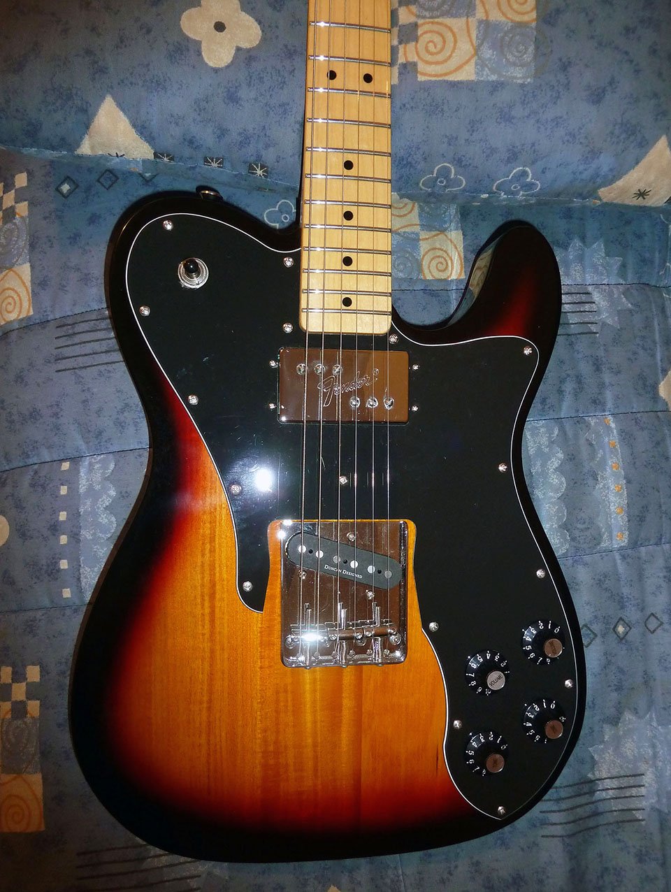 SQUIER TELECASTER CUSTOM contre Guitare Jazz de Type IBANEZ